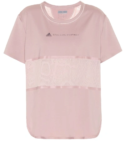 Shop Adidas By Stella Mccartney Technical T-shirt In Pink