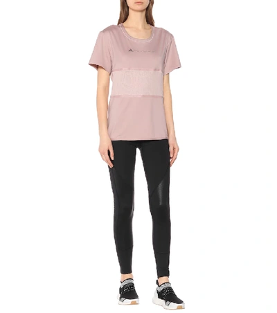 Shop Adidas By Stella Mccartney Technical T-shirt In Pink