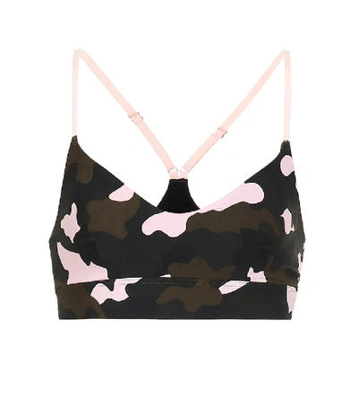 Shop The Upside Forest Camo Zoe Sports Bra In Black