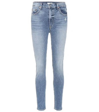 Shop Grlfrnd Kendall High-rise Skinny Jeans In Blue