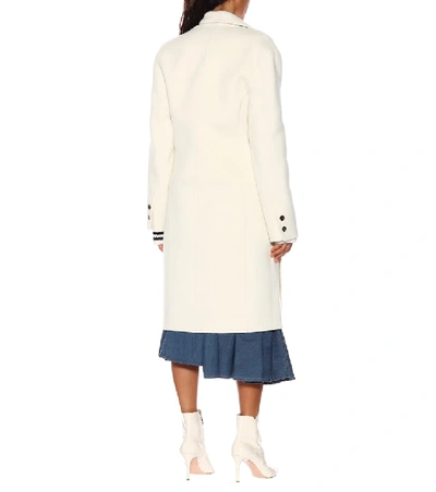 Shop Jw Anderson Wool Coat In White