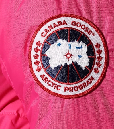 Shop Canada Goose Approach Down Jacket In Pink