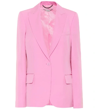 Shop Stella Mccartney Wool Blazer In Pink