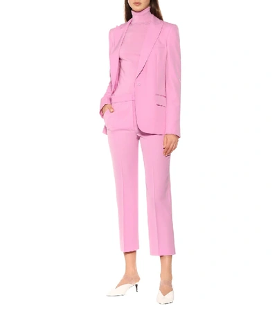 Shop Stella Mccartney Wool Blazer In Pink