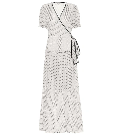 Shop Diane Von Furstenberg Breeze Maxi Wrap Dress In White