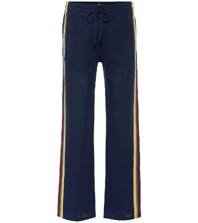 Shop Isabel Marant Étoile Dobbs Jersey Trackpants In Blue