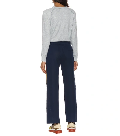 Shop Isabel Marant Étoile Dobbs Jersey Trackpants In Blue