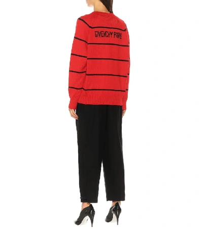 Shop Givenchy Wool Blend Sweater In Red