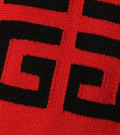 Shop Givenchy Wool Blend Sweater In Red