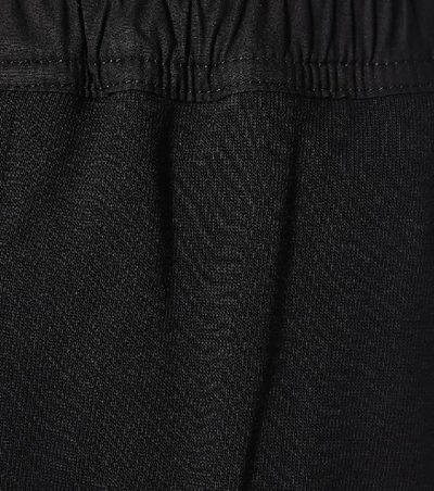 Shop Rick Owens Cotton Trackpants In Black