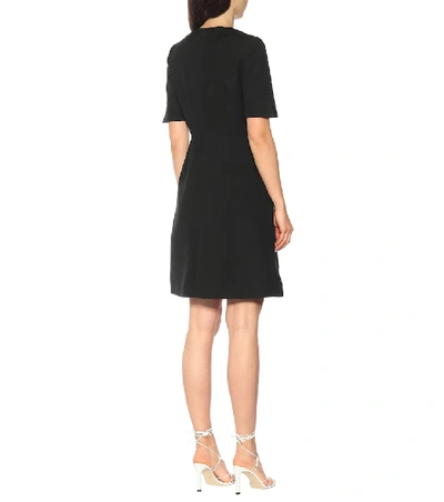 Shop Stella Mccartney Wool-blend Dress In Black