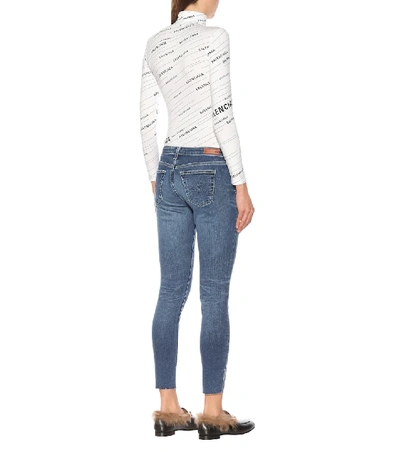 Shop Ag The Legging Ankle Skinny Jeans In Blue