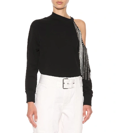 Shop Proenza Schouler Cotton Cropped Pants In White