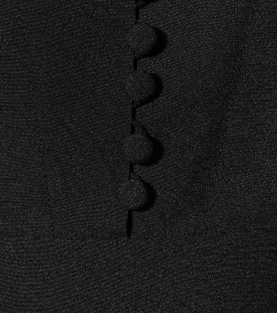 Shop Chloé Silk-crêpe Dress In Black