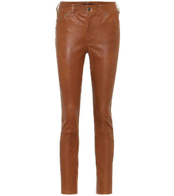 polo ralph lauren leather pants