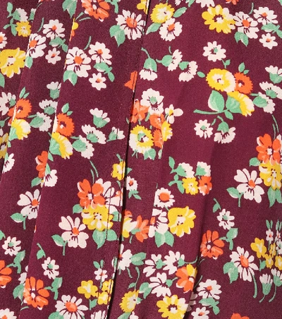 Shop Polo Ralph Lauren Floral Silk Dress In Multicoloured