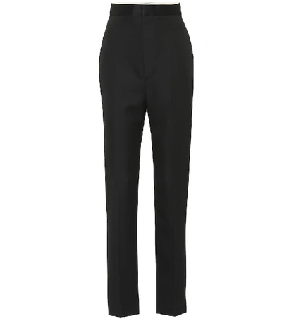 Shop Haider Ackermann Wool-twill Straight Pants In Black