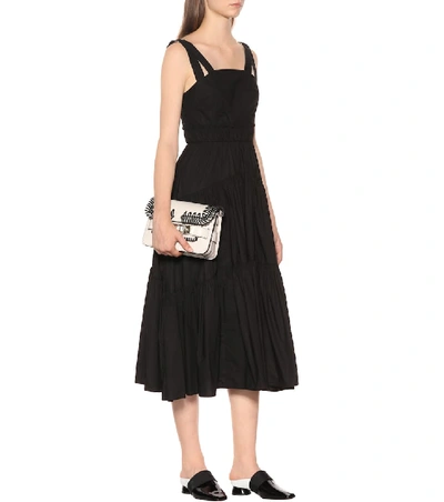 Shop Proenza Schouler Cotton Dress In Black