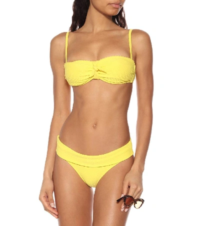 Shop Heidi Klein Ibiza Bikini Bottoms In Yellow