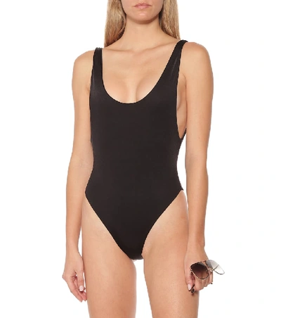 Shop Reina Olga Funky Swimsuit In Black