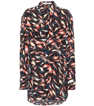 Shop Givenchy Printed Silk Shirt In Multicoloured