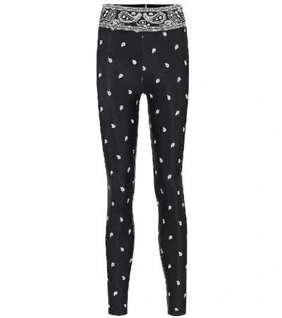 Shop Adam Selman Sport Printed Sports Leggings In Black