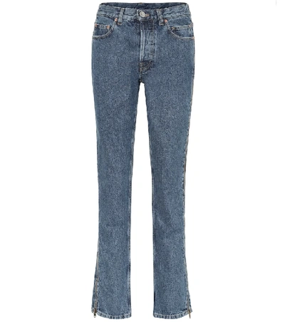 Shop Vetements High-rise Slim Jeans In Blue