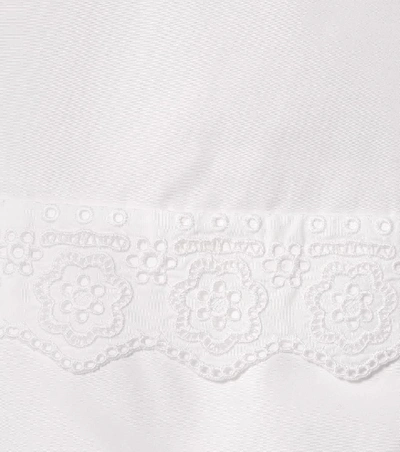 Shop Simone Rocha Cotton Midi Dress In White
