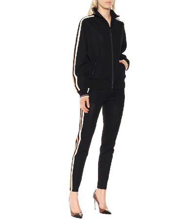 Shop Isabel Marant Étoile Darcey Technical Jersey Jacket In Black