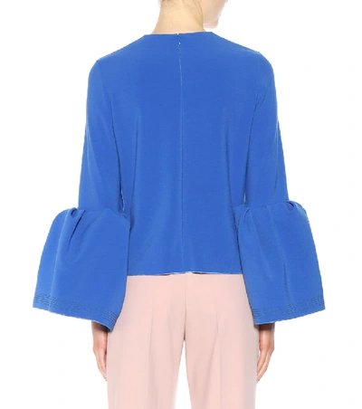 Shop Roksanda Truffaut Top In Blue