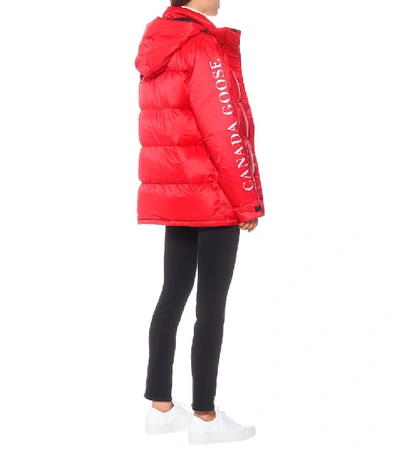 Shop Canada Goose Approach Down Jacket In Red