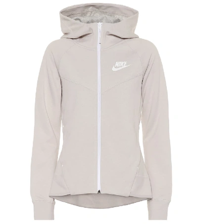 Shop Nike Sportswear Windrunner Hoodie In Beige