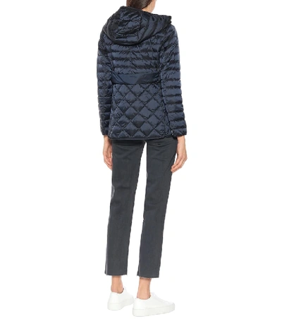 Shop Max Mara The Cube Etresi Down Jacket In Blue