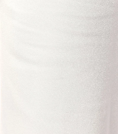 Shop Galvan High-rise Flared Crêpe Bridal Pants In White