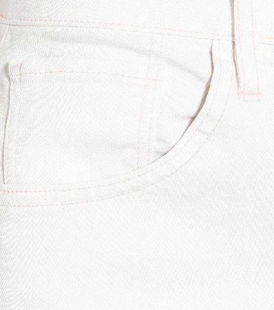 Shop 3x1 Aimee High-rise Wide-leg Jeans In White