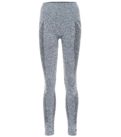 Shop Victoria Beckham High-rise Seamless Leggings In Grey