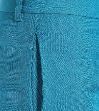 Shop Balenciaga Technical Twill Pants In Blue