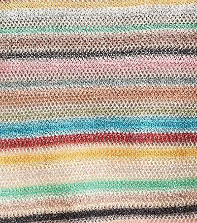 Shop Missoni Striped Knit Jumpsuit In Multicoloured