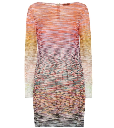 Shop Missoni Striped Midi Dress In Multicoloured