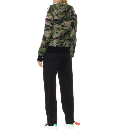 Shop Canada Goose Dore Camouflage Hoodie In Green