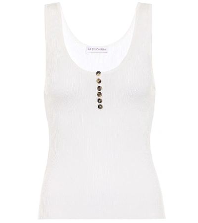 Shop Altuzarra Flack Wool And Cashmere Tank Top In White