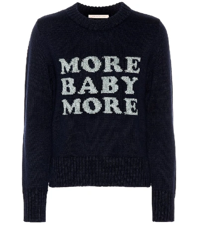 Shop Christopher Kane More Baby More Wool Sweater In Blue