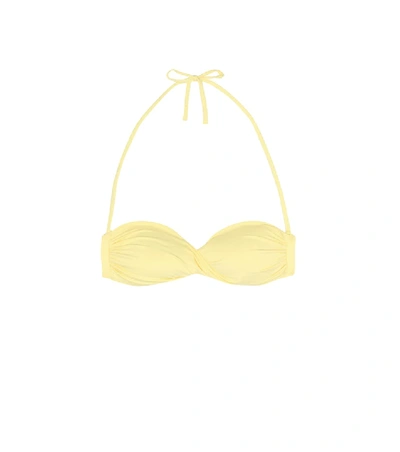 Shop Melissa Odabash Martinique Bikini Top In Yellow