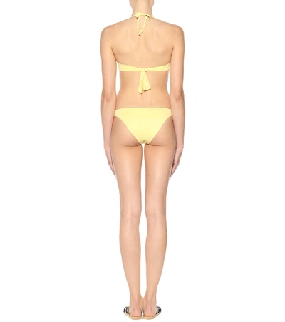 Shop Melissa Odabash Martinique Bikini Top In Yellow