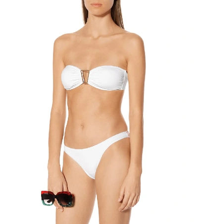 Shop Melissa Odabash Barcelona Bikini Bottoms In White