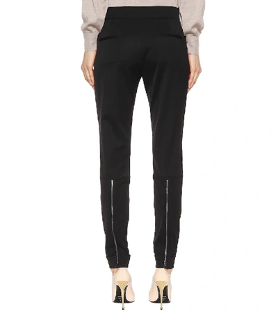 Shop Tom Ford Wool-stretch Trousers In Black