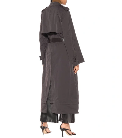 Shop Bottega Veneta Trench Coat In Brown