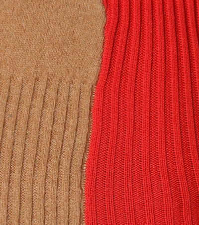 Shop Joseph Wool-blend Sweater In Brown