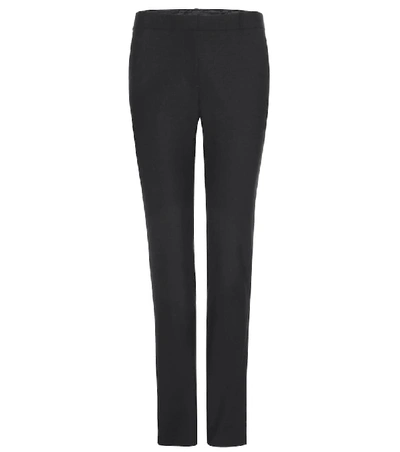 Shop The Row Franklin Stretch Wool-blend Pants In Blue