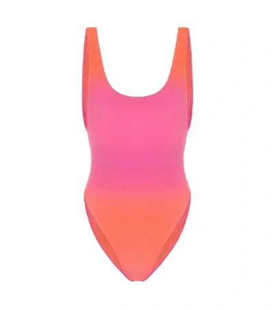 Shop Jacquemus Le Maillot Camerio Swimsuit In Pink